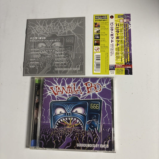 Vanilla Pod – Surrounded By Idiots (CD, 2004) ptcg-1010 Japan Bonus Track, obi