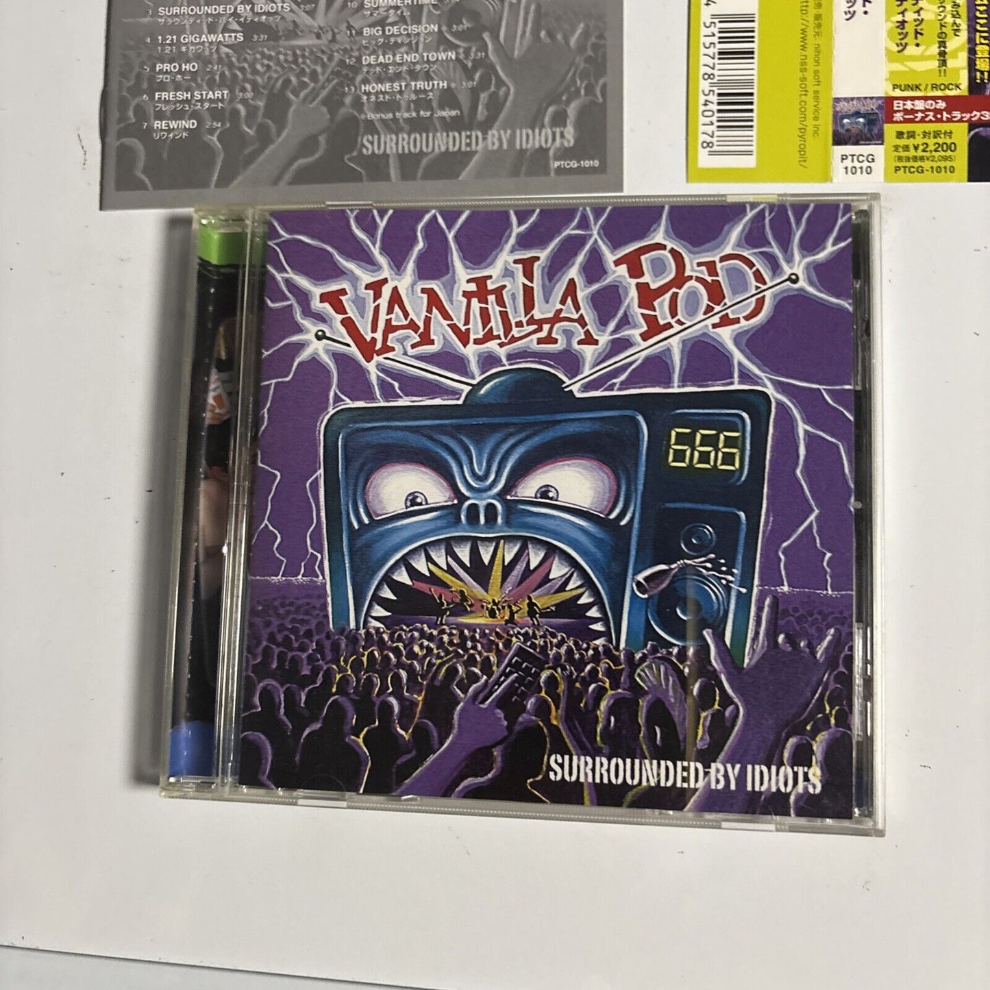 Vanilla Pod – Surrounded By Idiots (CD, 2004) ptcg-1010 Japan Bonus Track, obi