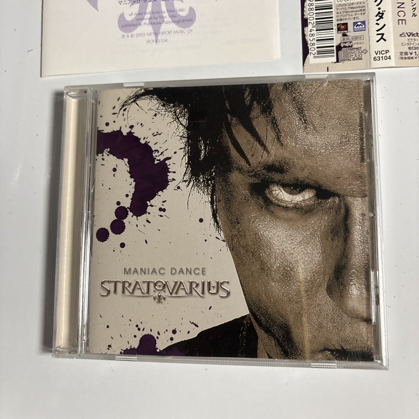 Stratovarius – Maniac Dance (CD, 2005) vicp-63104 Japan obi