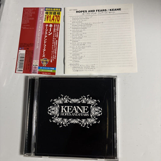 Keane – Hopes And Fears (CD, 2007) uicy-90203 Japan obi