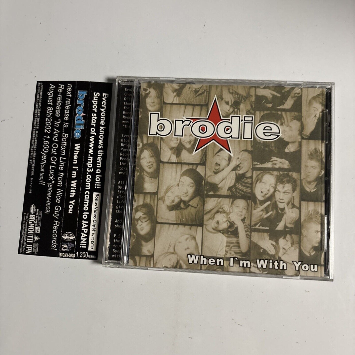 Brodie – When I'm With You (CD, 2002) bigmj-0008 Japan obi