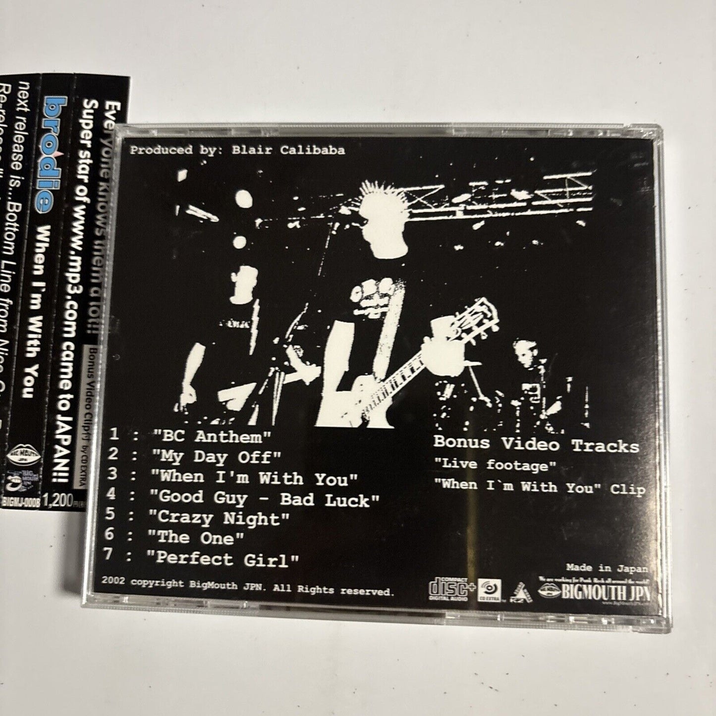 Brodie – When I'm With You (CD, 2002) bigmj-0008 Japan obi