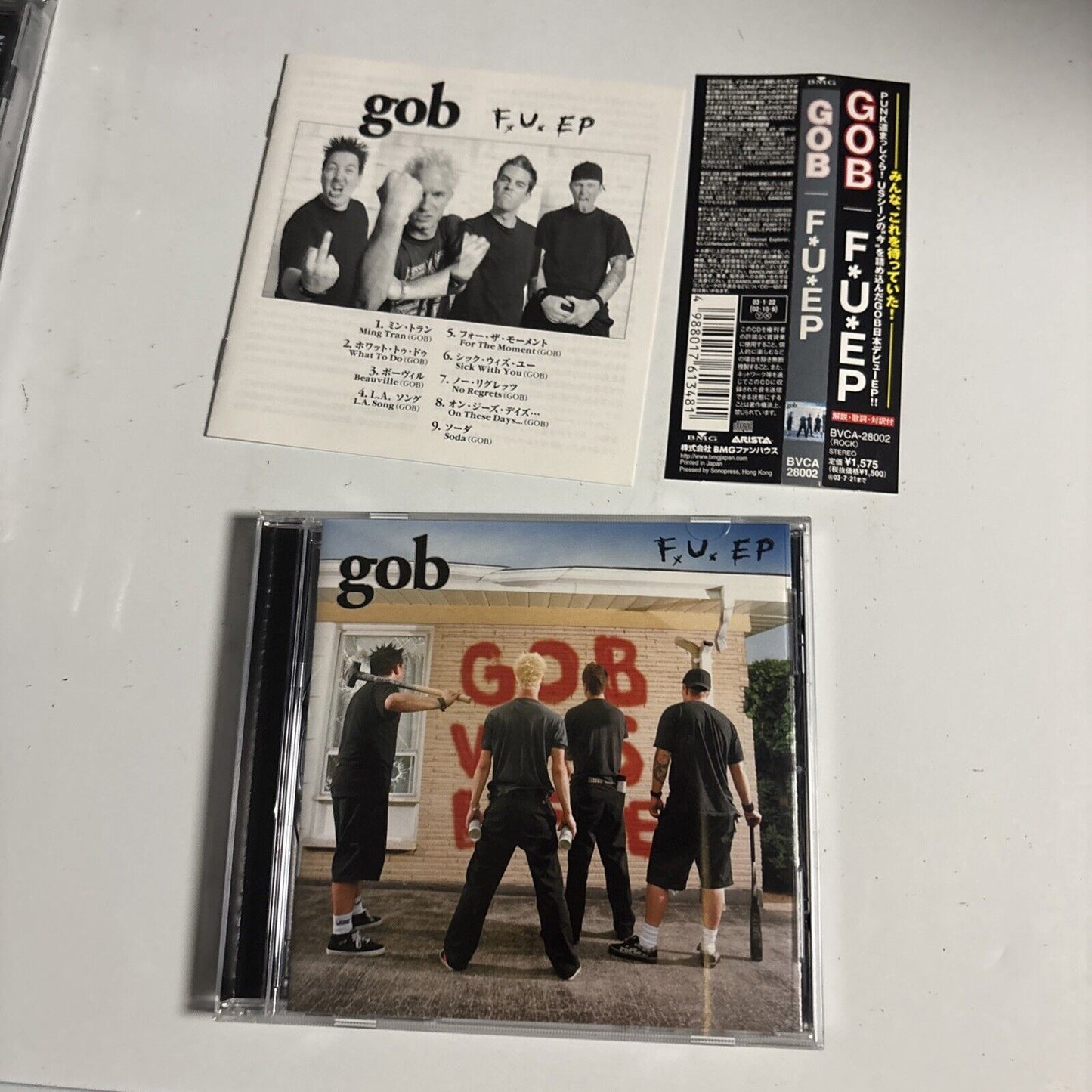 Gob – FU EP (CD, 2003) bvca-28002 Japan obi