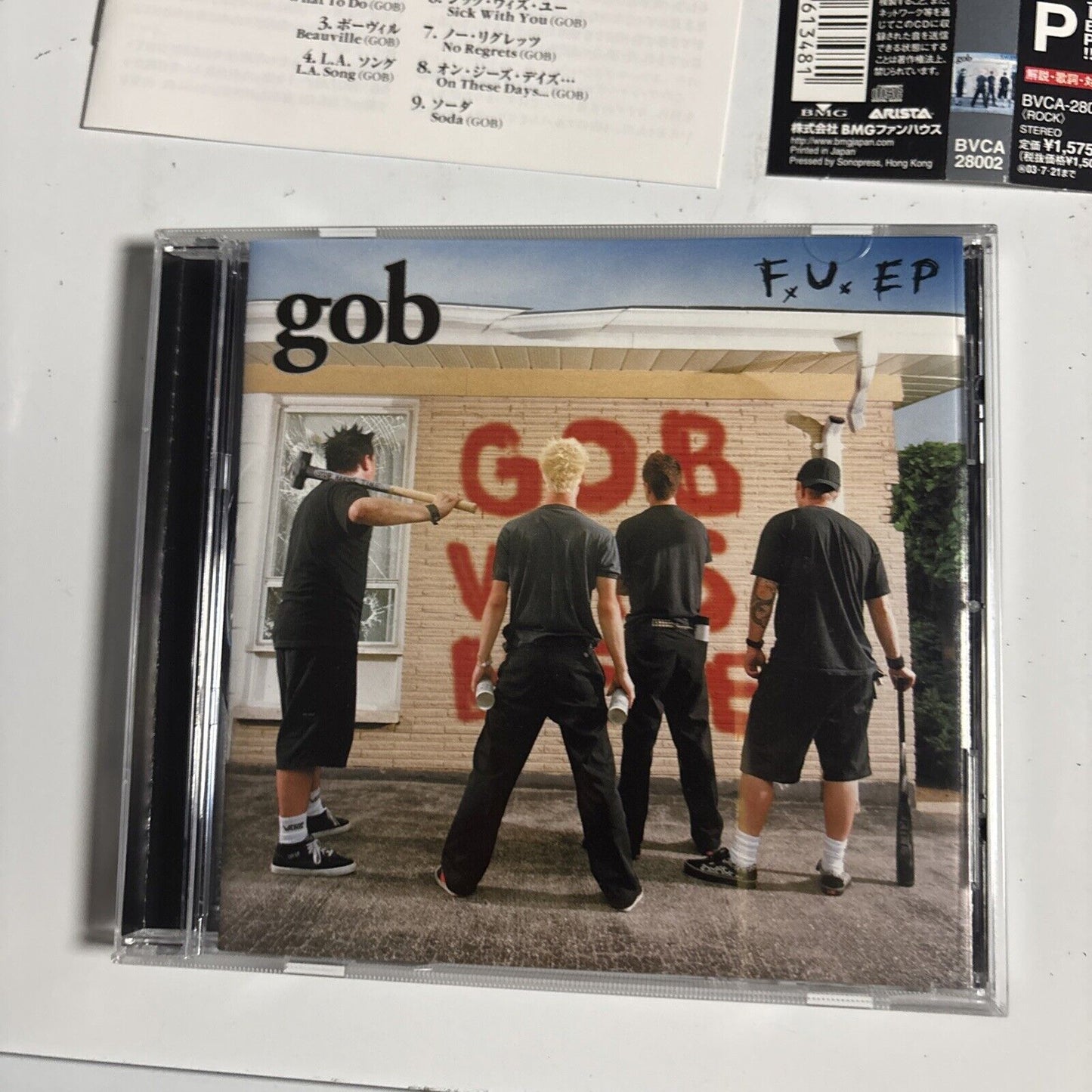 Gob – FU EP (CD, 2003) bvca-28002 Japan obi