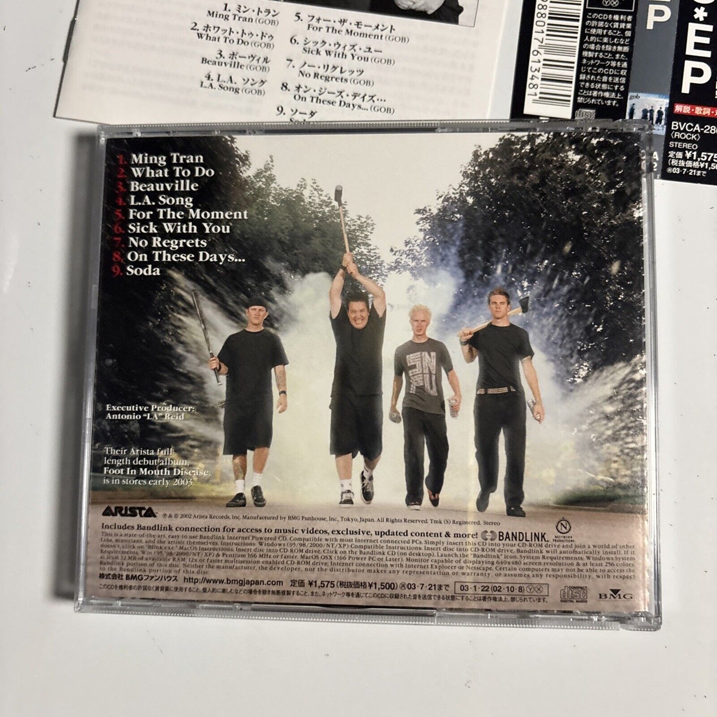 Gob – FU EP (CD, 2003) bvca-28002 Japan obi