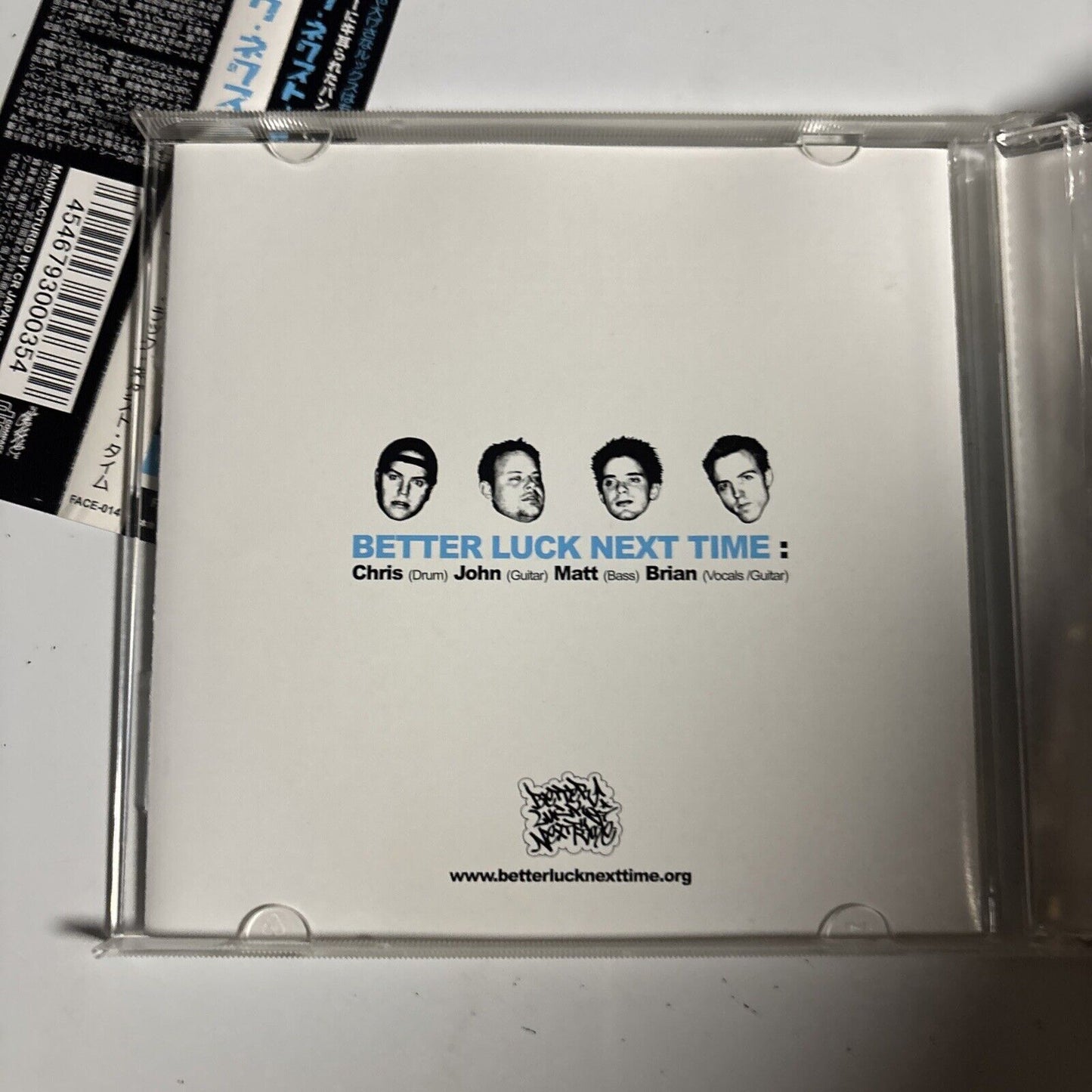 Better Luck Next Time – Better Luck Next Time (CD, 2006) face-014 Japan obi