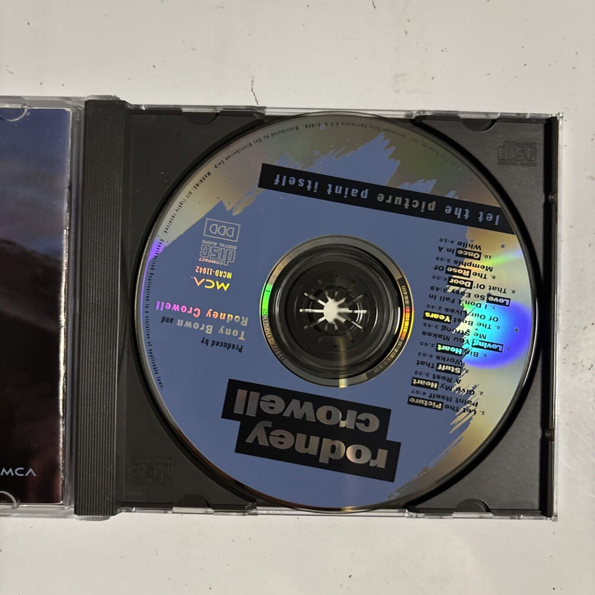 Rodney Crowell – Let The Picture Paint Itself (CD, 1994) MCAD-11042