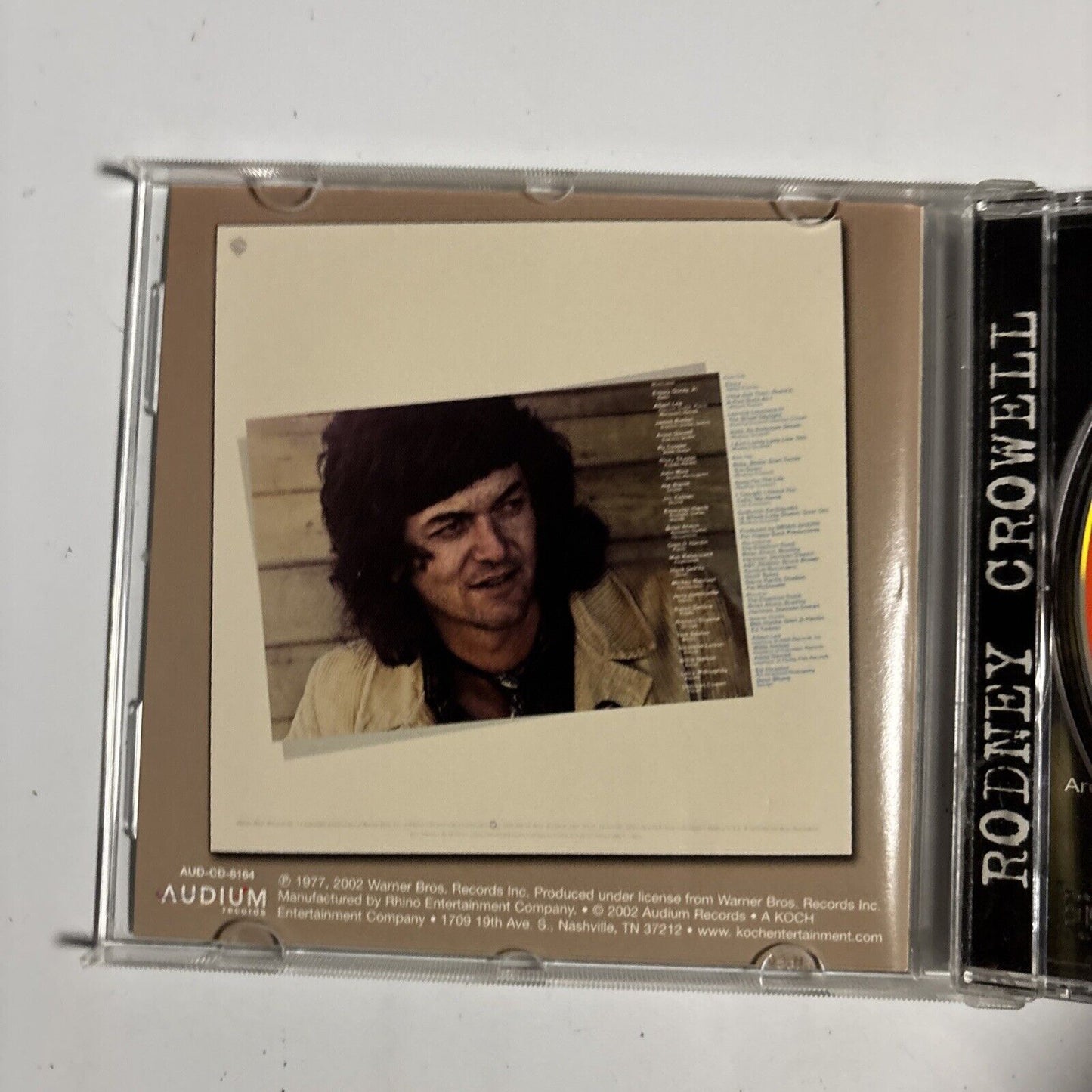 Rodney Crowell – Ain't Living Long Like This (CD, 2002) AUD-CD-8164
