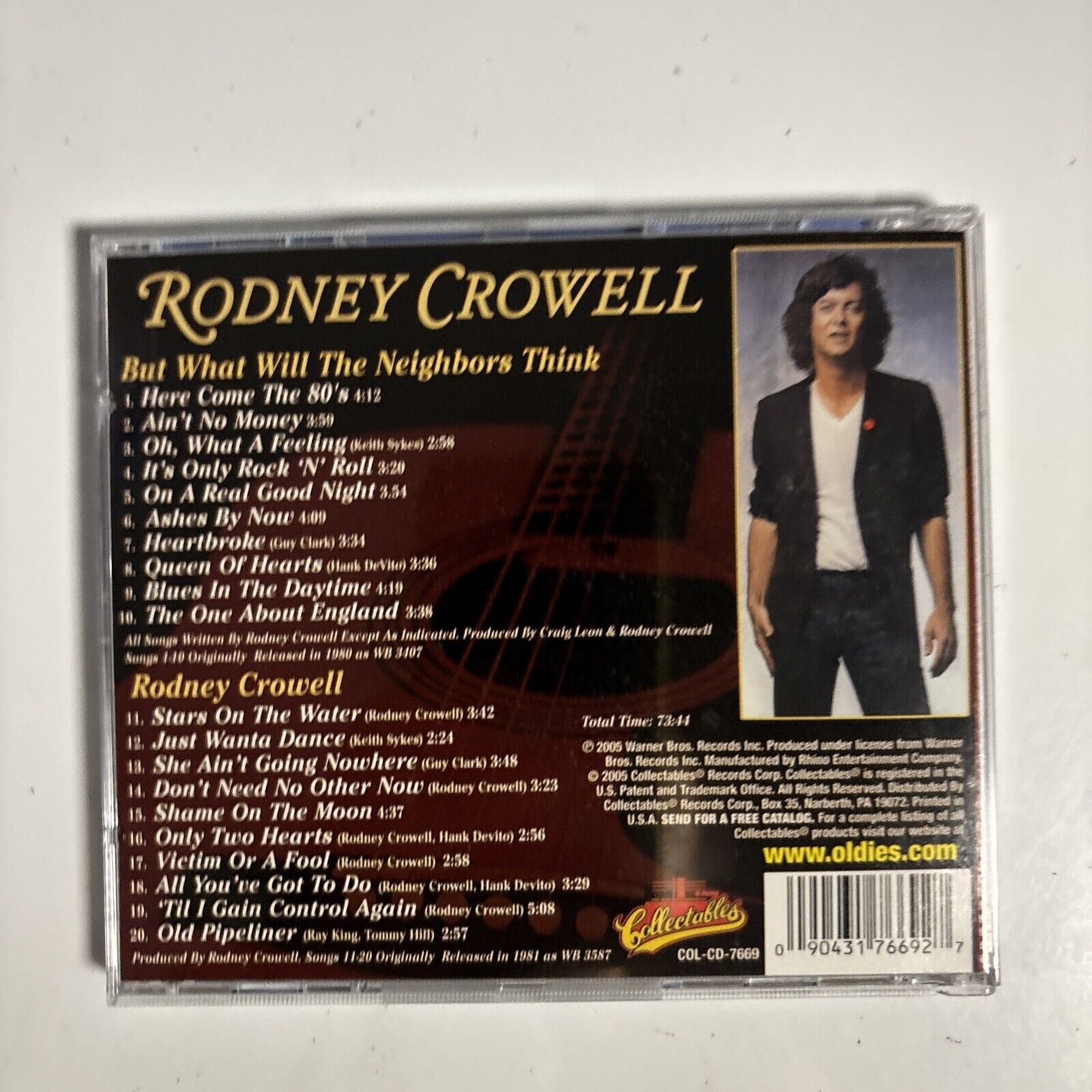 Rodney Crowell – But What Will The Neighbors Think / Rodney Crowell (CD, 2005)