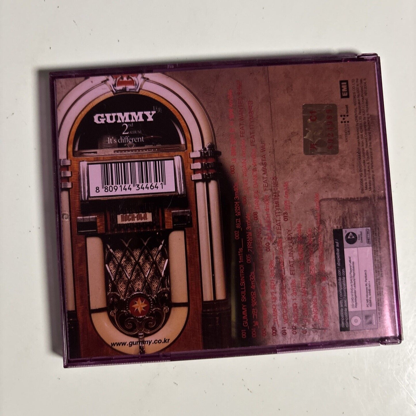 Gummy – 2nd Album It's Different (CD, 2004) ekld-0454 Korea