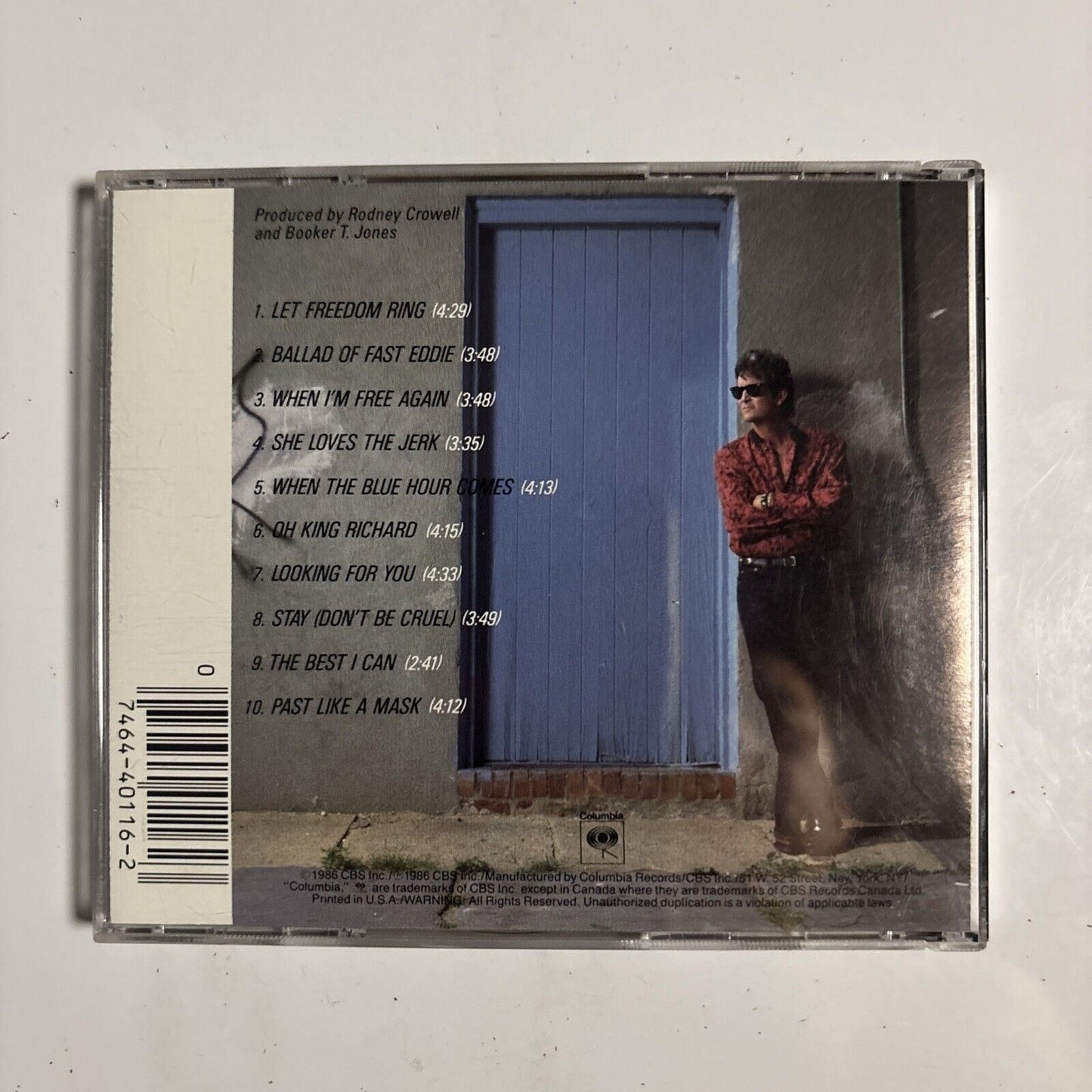 Rodney Crowell – Street Language (CD, 1986) CK 40116 USA