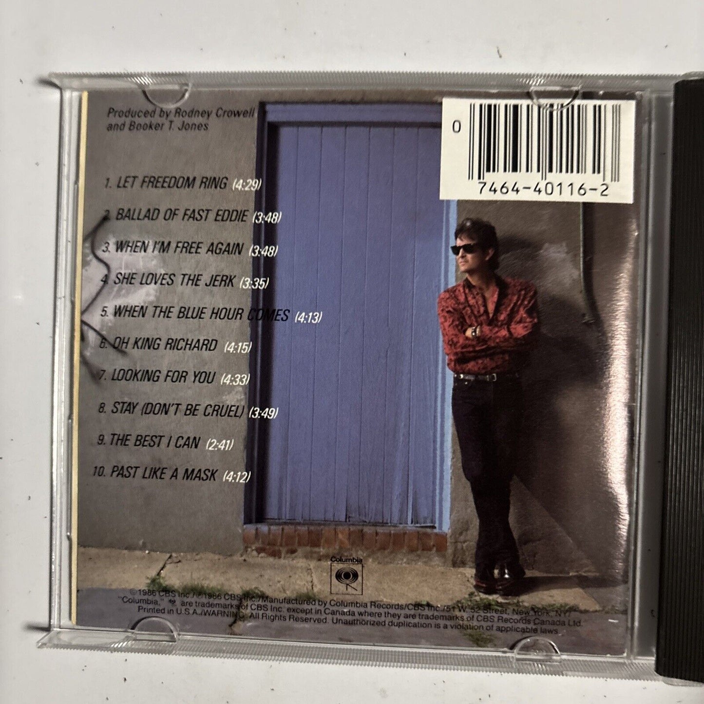 Rodney Crowell – Street Language (CD, 1986) CK 40116 USA