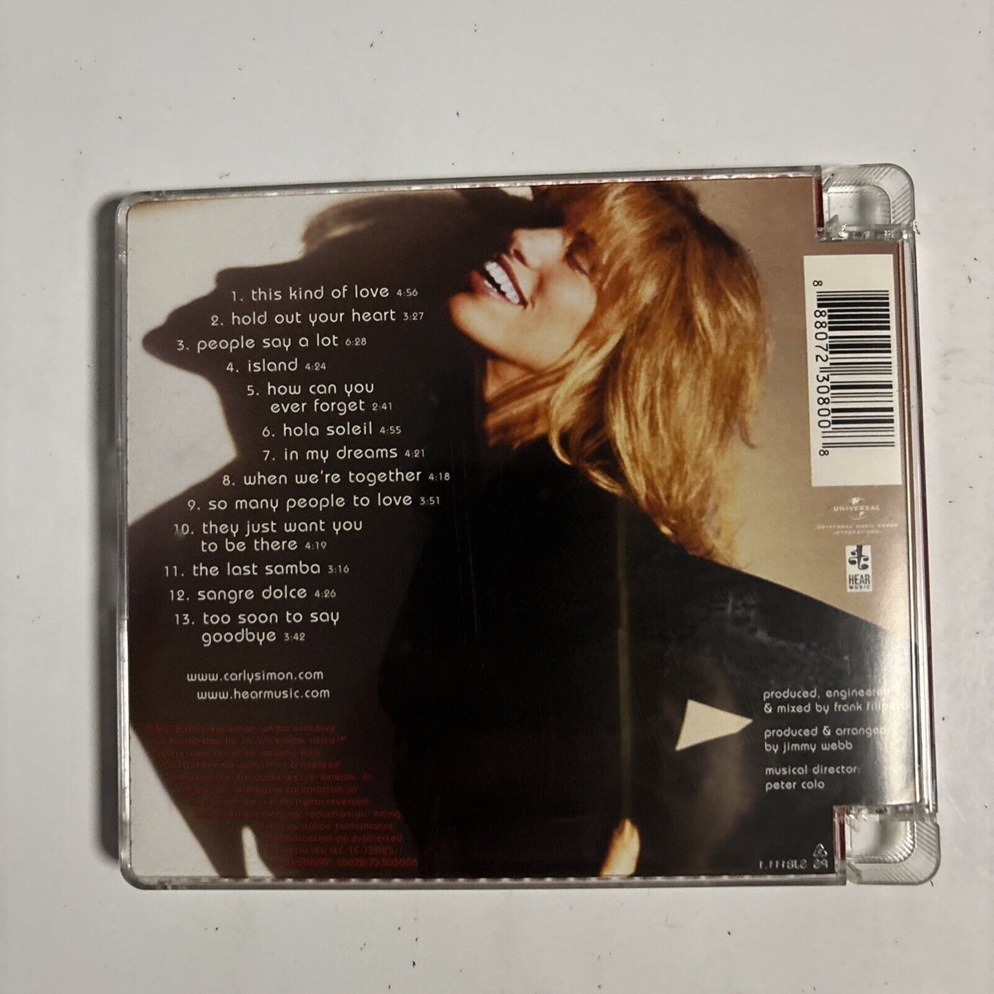 Carly Simon – This Kind Of Love (CD, 2008) Super Jewel Case