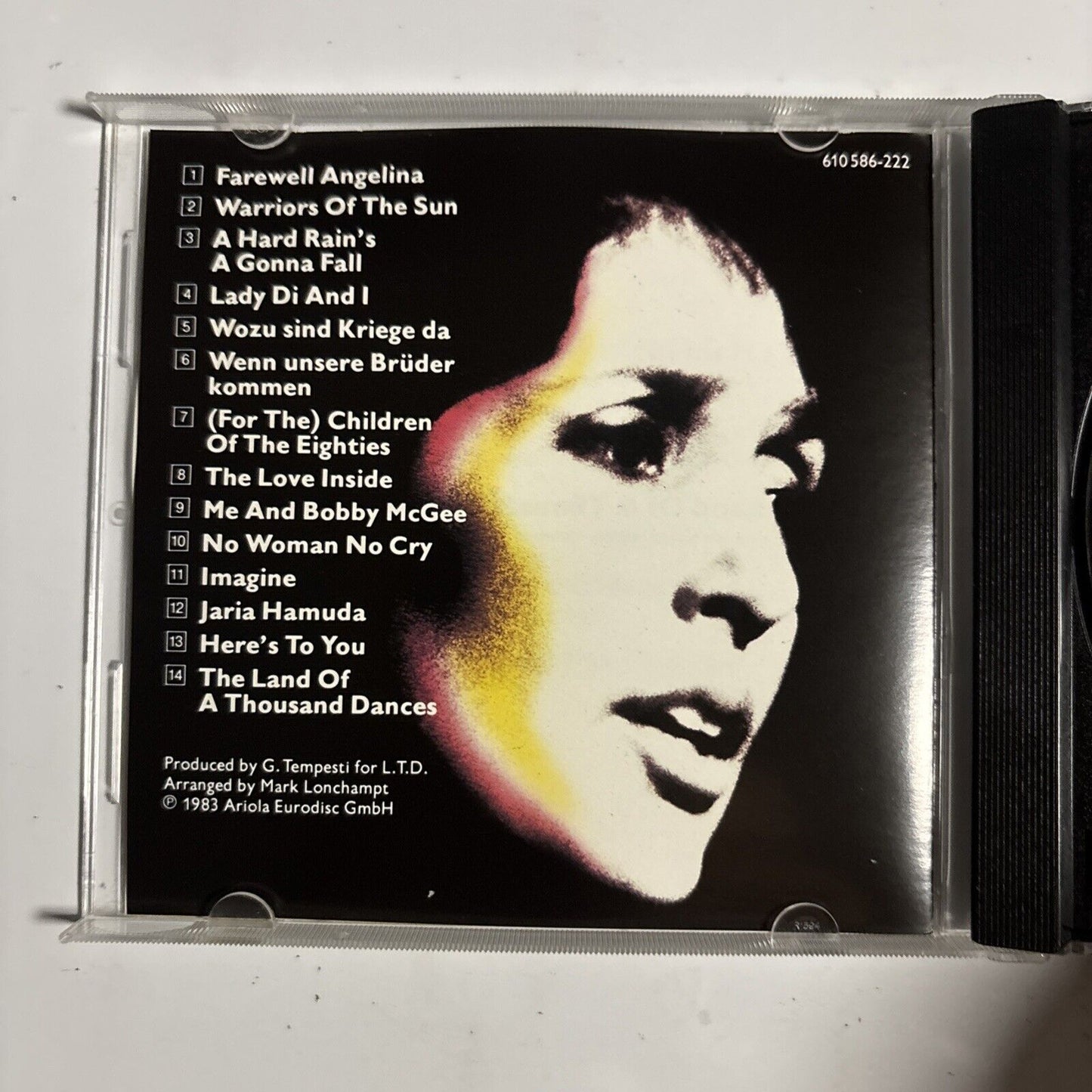 Joan Baez – Live Europe 83 - Children Of The Eighties (CD, 1983)