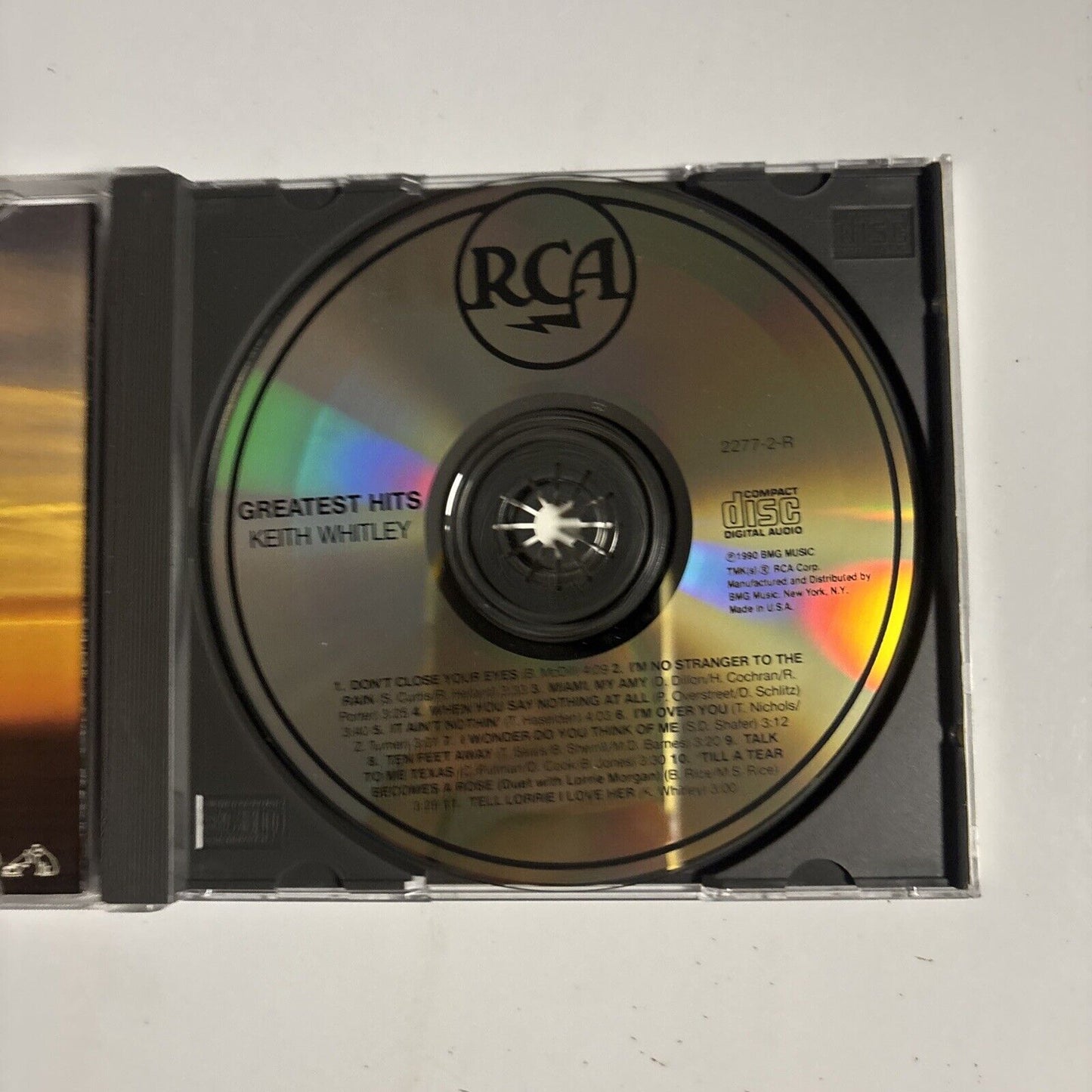 Keith Whitley – Greatest Hits (CD, 1990) 2277-2-R