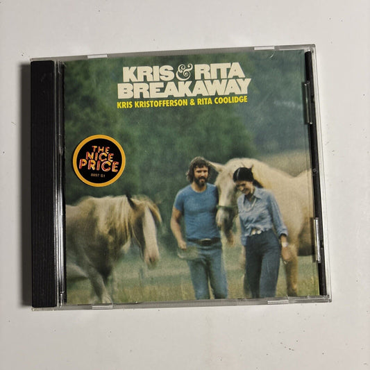 Kris Kristofferson & Rita Coolidge – Kris & Rita Breakaway (CD, 1974) AK 47065