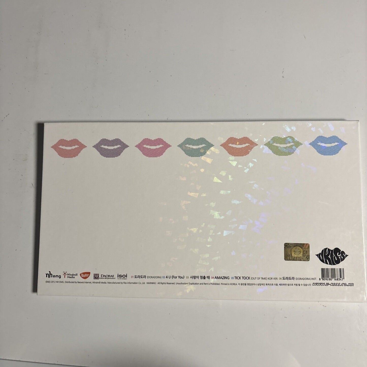 U-Kiss – Doradora (CD, 2012) WMCD-0119 Korea Photo Book