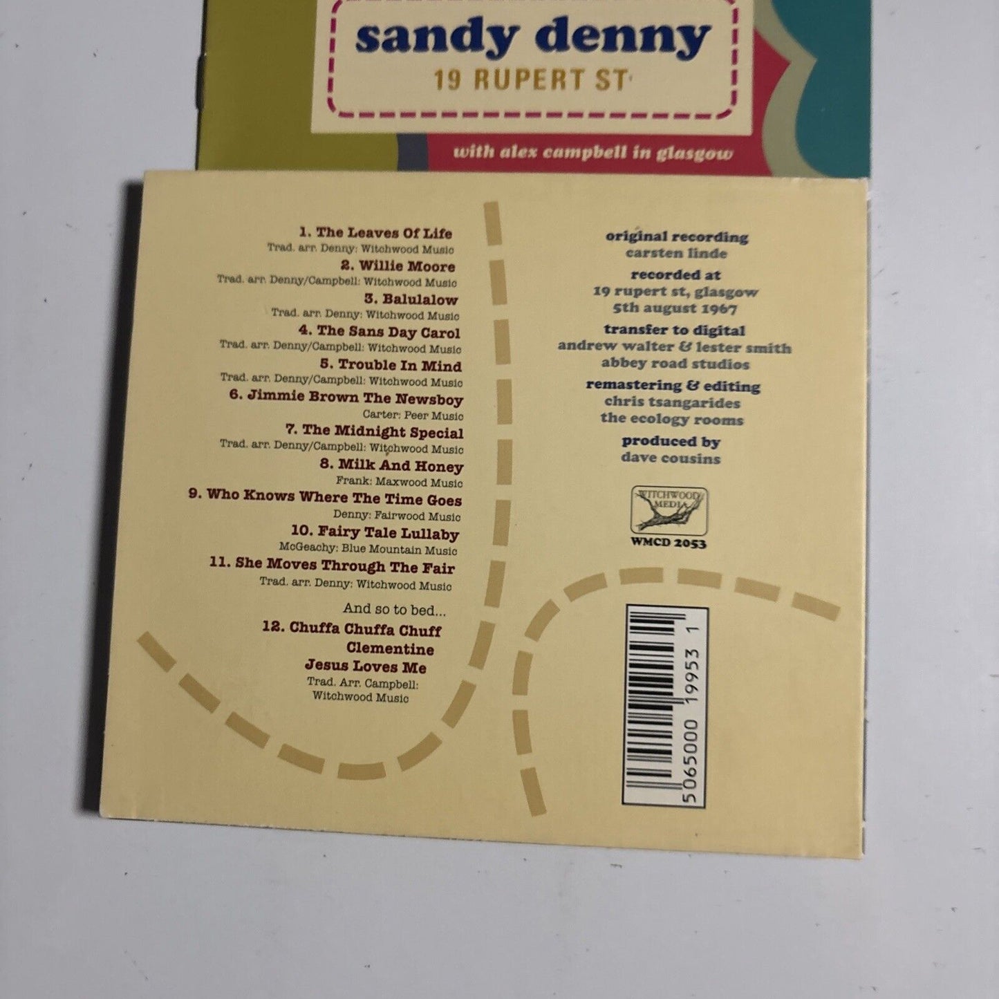 Sandy Denny With Alex Campbell – 19 Rupert Street (CD, 2011) WMCD 2053