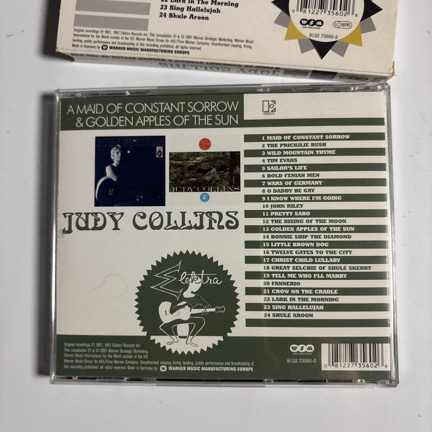 Judy Collins – A Maid Of Constant Sorrow & Golden Apples Of The Sun (CD, 2001)