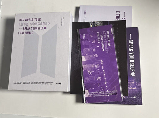 BTS World Tour Love Yourself : Speak Yourself [The Final] DVD 2022 Japan Region2