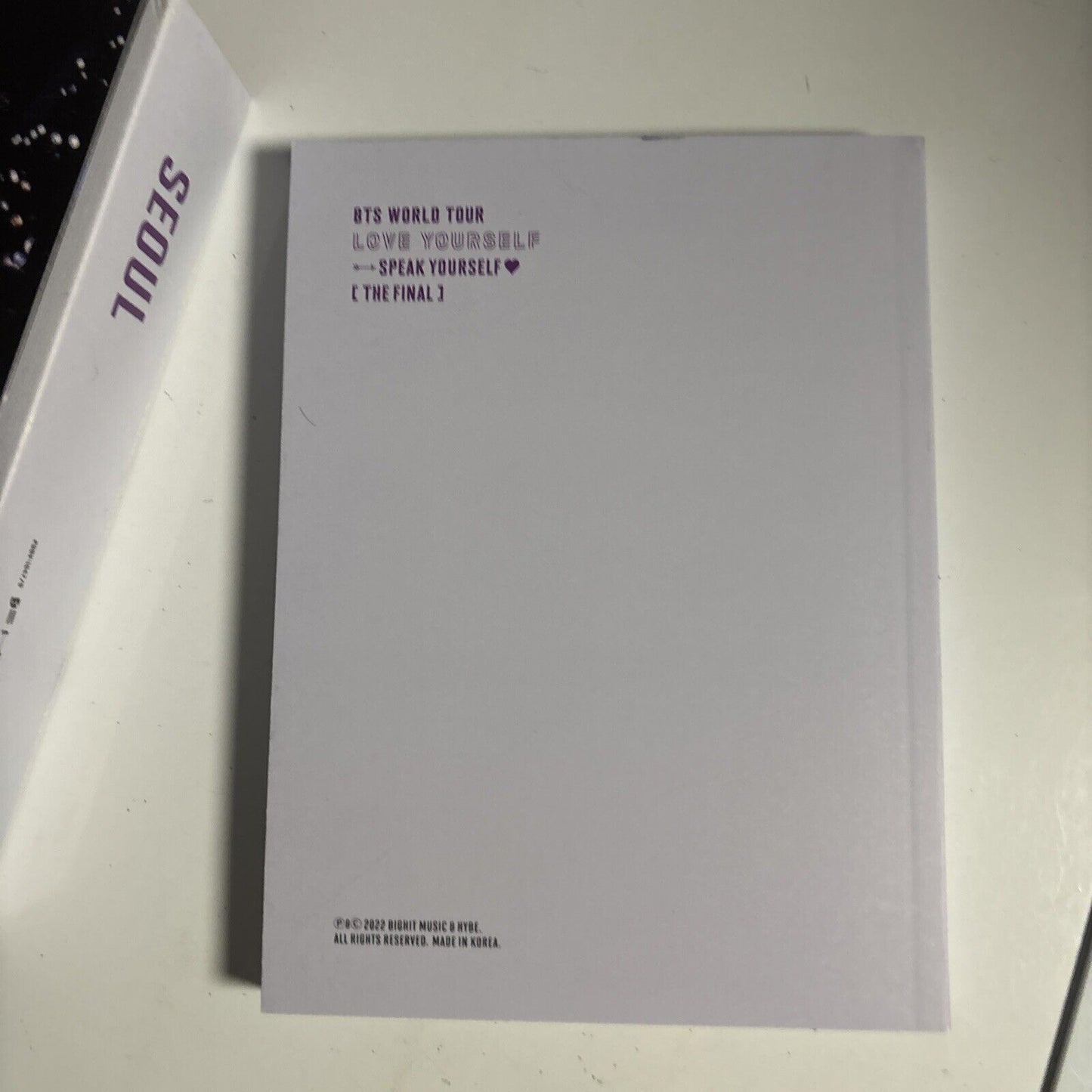 BTS World Tour Love Yourself : Speak Yourself [The Final] DVD 2022 Japan Region2