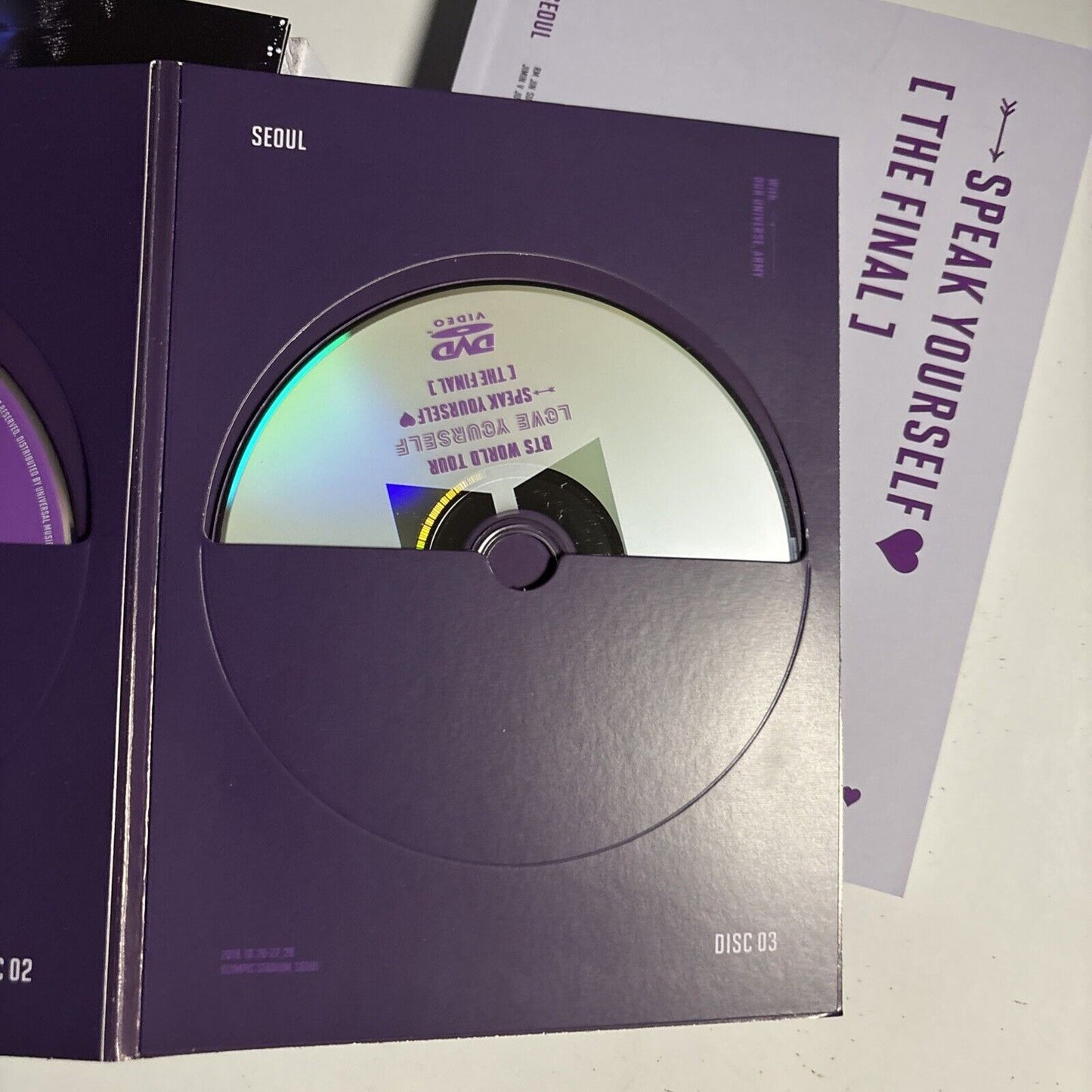 BTS World Tour Love Yourself : Speak Yourself [The Final] DVD 2022 Japan Region2