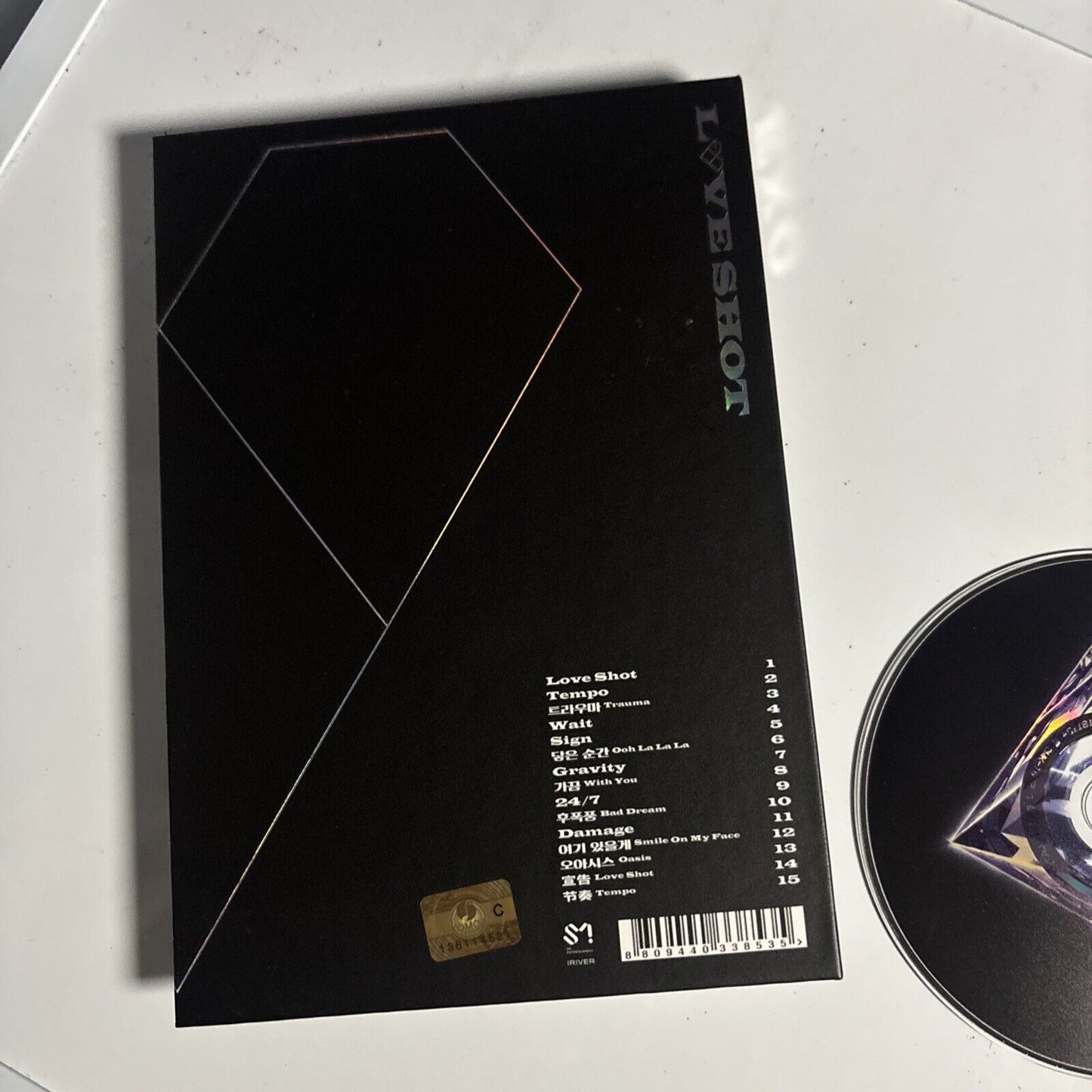 EXO – Love Shot (2018, Shot Ver., CD) SMK1045 Korea Photo Book