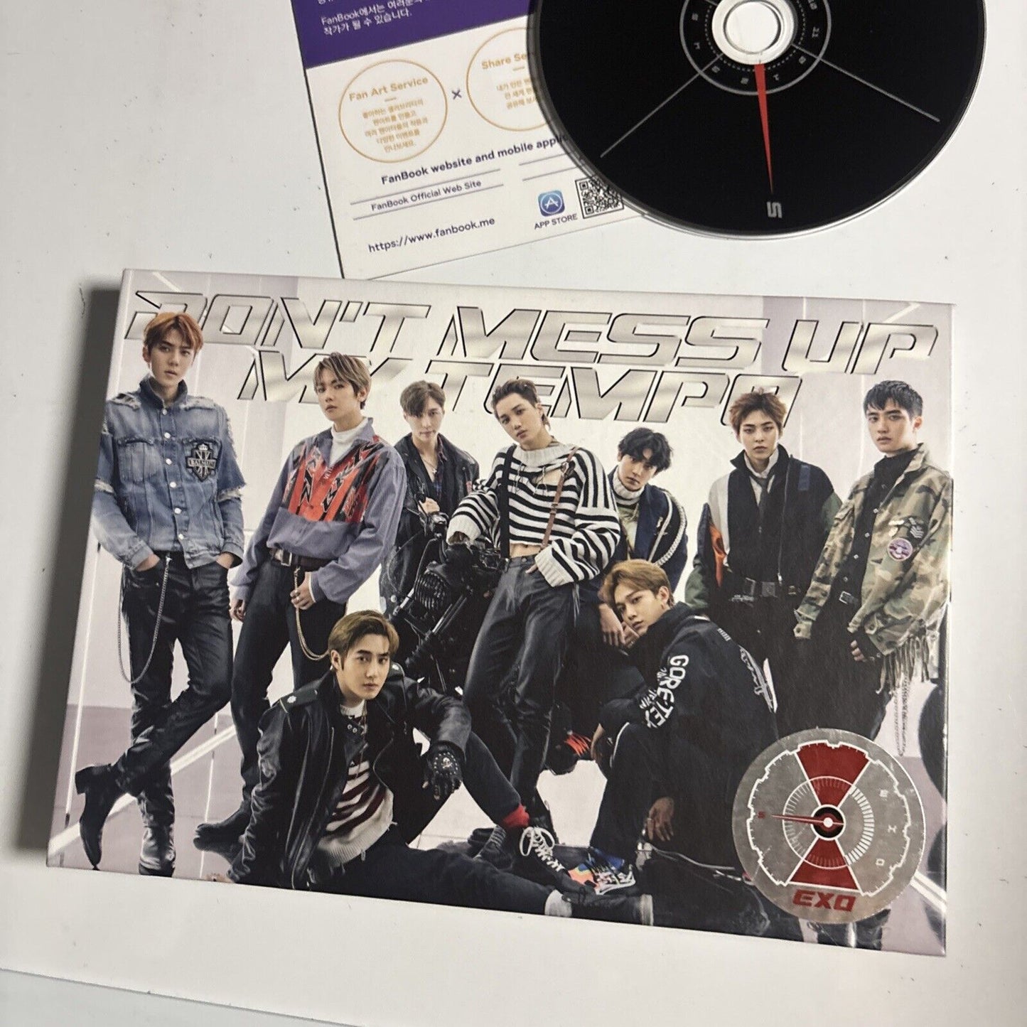 EXO – Don't Mess Up My Tempo (CD, 2018) SMK1044 Korea Photo Book
