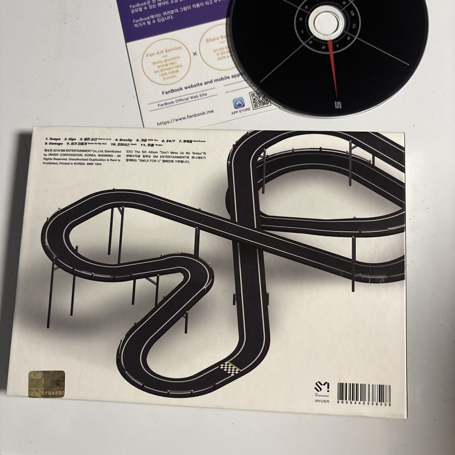 EXO – Don't Mess Up My Tempo (CD, 2018) SMK1044 Korea Photo Book