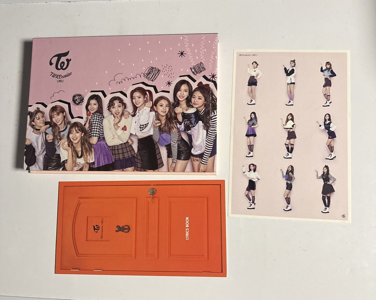 Twice – TWICEcoaster: Lane 2 (2017, Version B, CD) JYPK 0760 Korea Photo Book