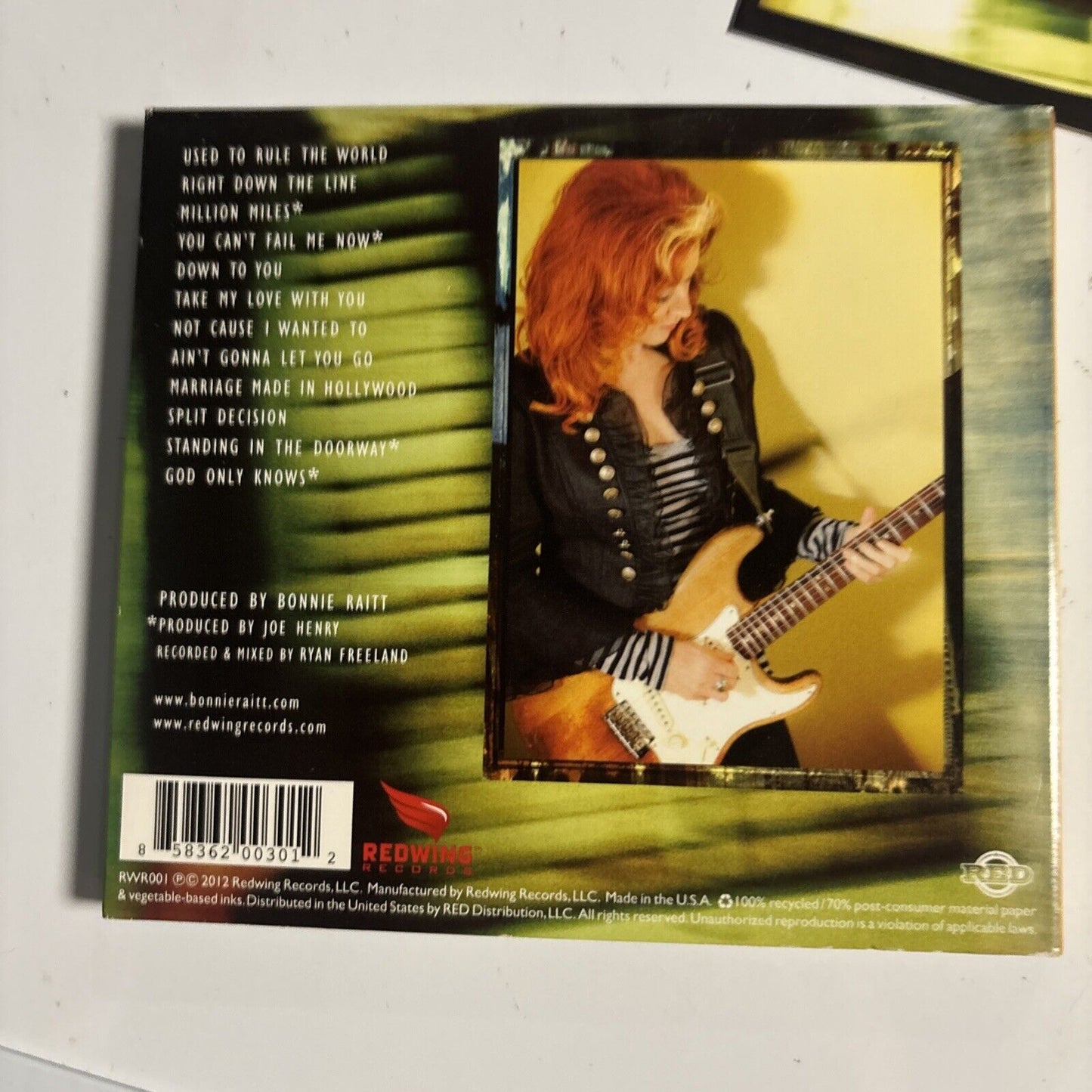Bonnie Raitt – Slipstream (2012, Digipak, CD) RWR001