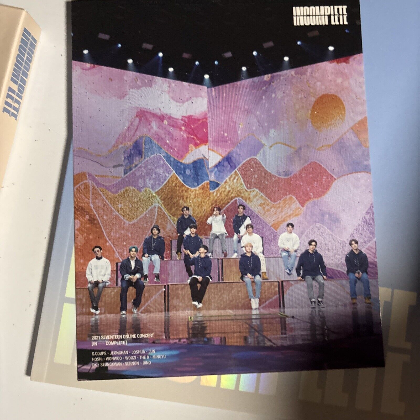 Seventeen 2021 Online Concert IN-COMPLETE Blu-ray 3-Disc Photobook