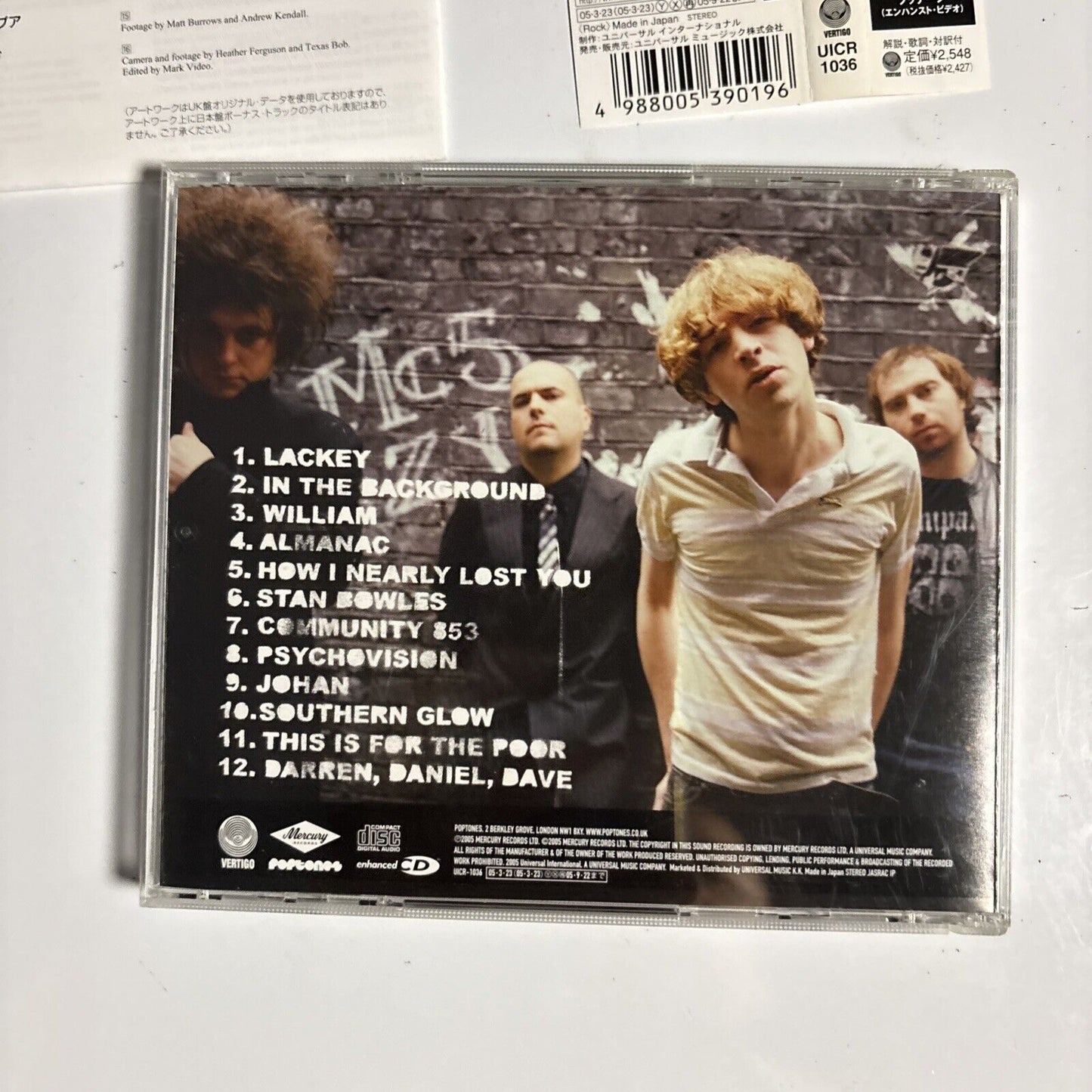 The Others – The Others (CD, 2005) uicr-1036 Japan obi