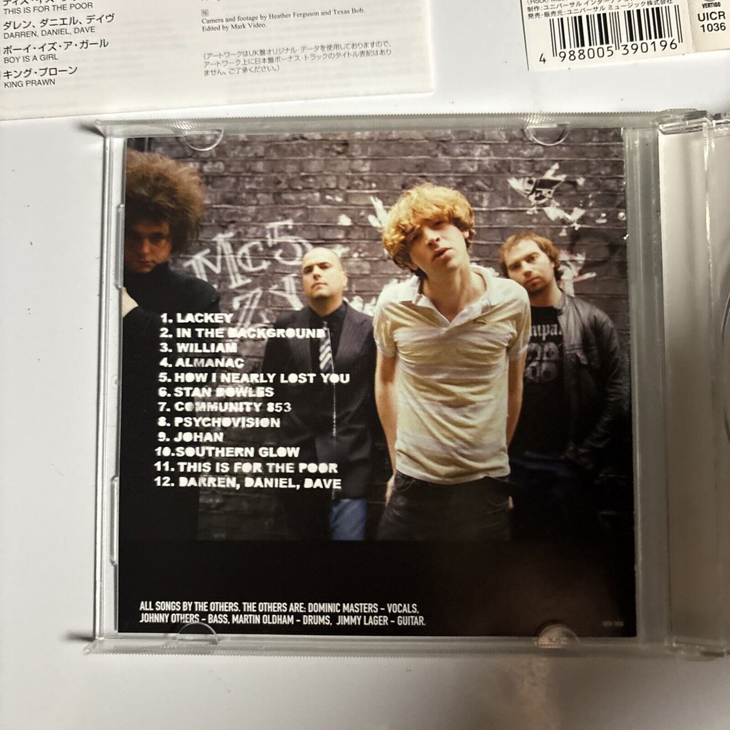 The Others – The Others (CD, 2005) uicr-1036 Japan obi