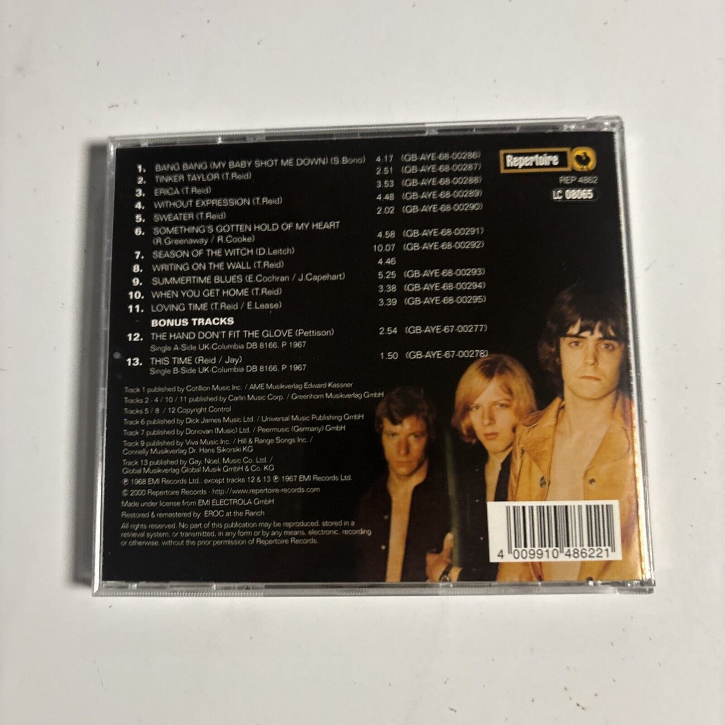 Terry Reid – Bang, Bang You're Terry Reid (CD, 2000) REP 4862