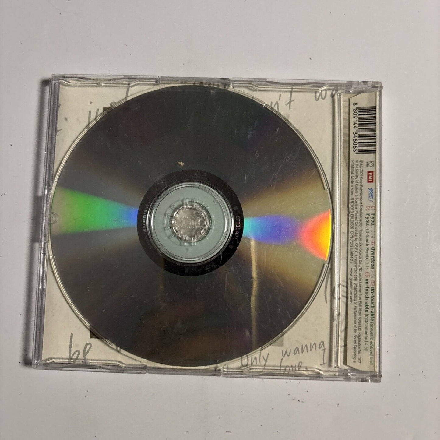 M (Lee Min Woo SHINHWA – If You... (CD, 2005) EKLD-0556 Korea