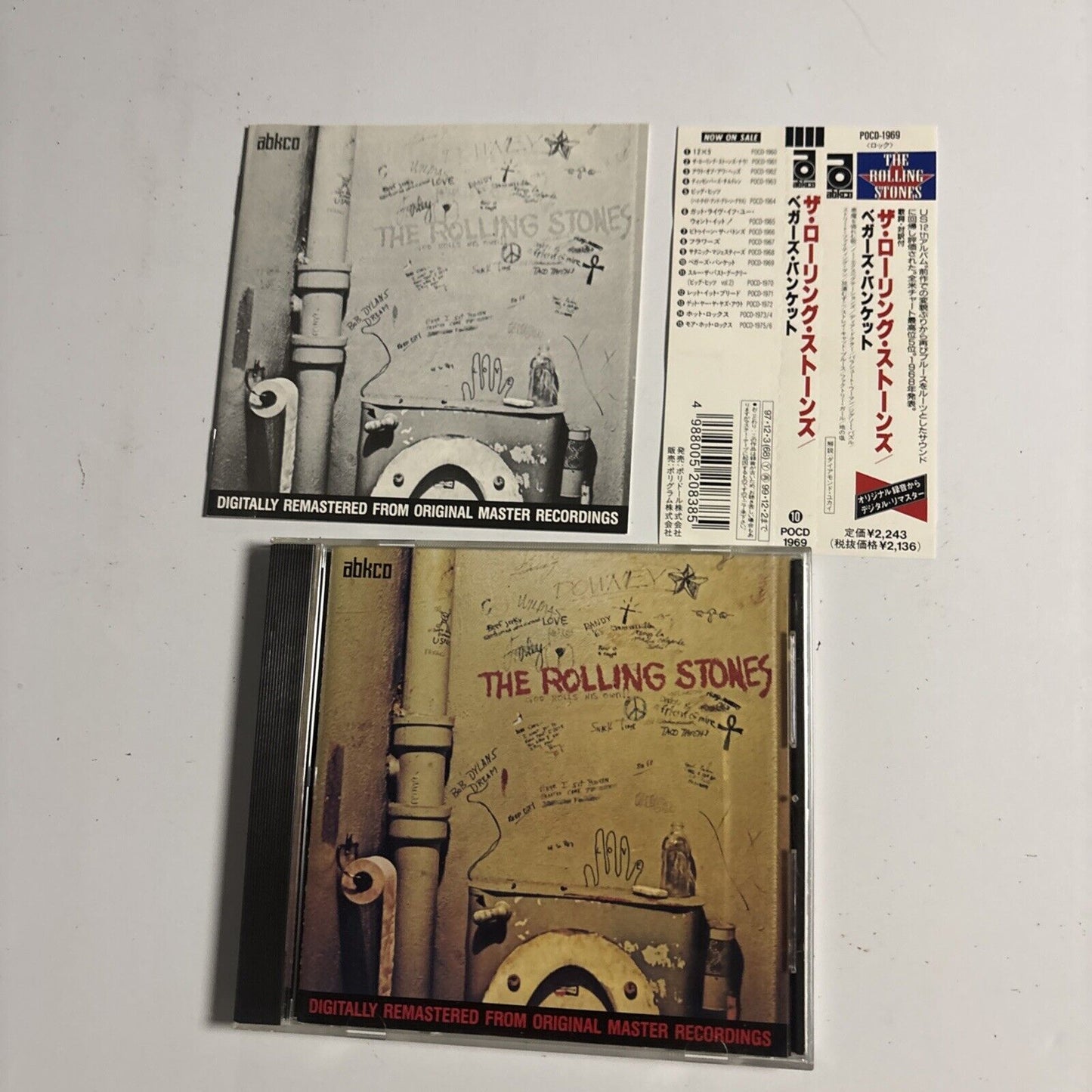 The Rolling Stones – Beggars Banquet (CD, 1997) pocd-1969 Japan obi