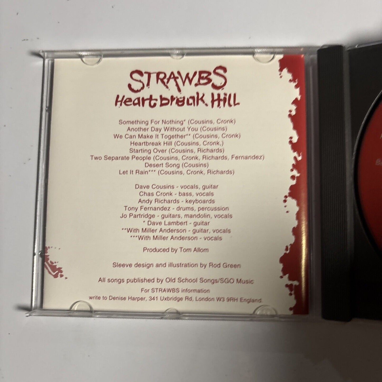 Strawbs – Heartbreak Hill (CD, 1995) RGF/WC CD024