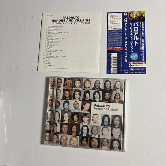 Paloalto – Heroes And Villains (CD, 2003) uicl-1033 Japan obi