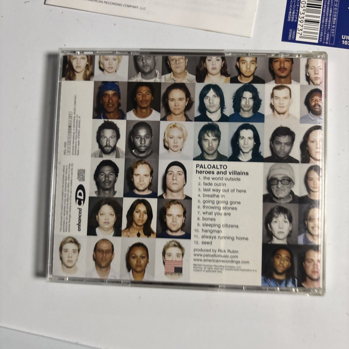 Paloalto – Heroes And Villains (CD, 2003) uicl-1033 Japan obi