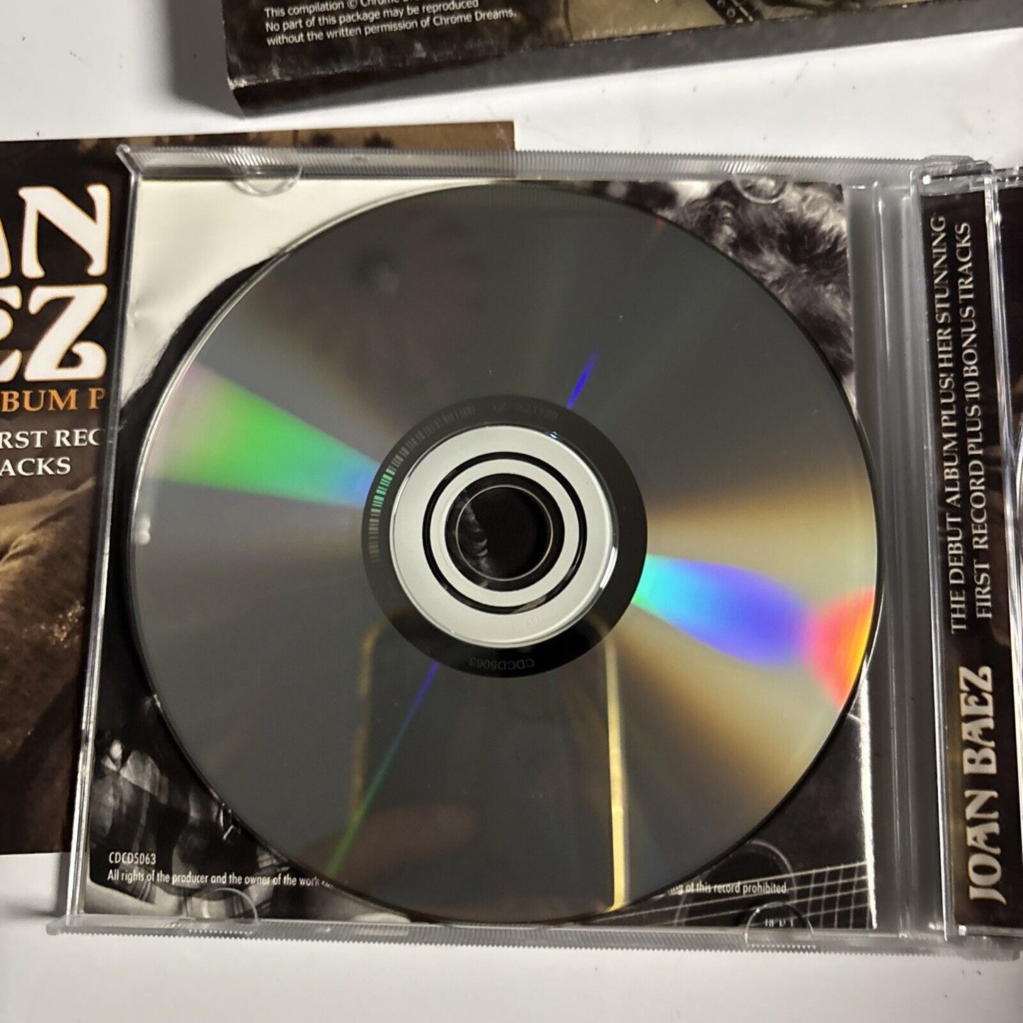 Joan Baez – The Debut Album Plus! (CD, 2011) CDCD5063