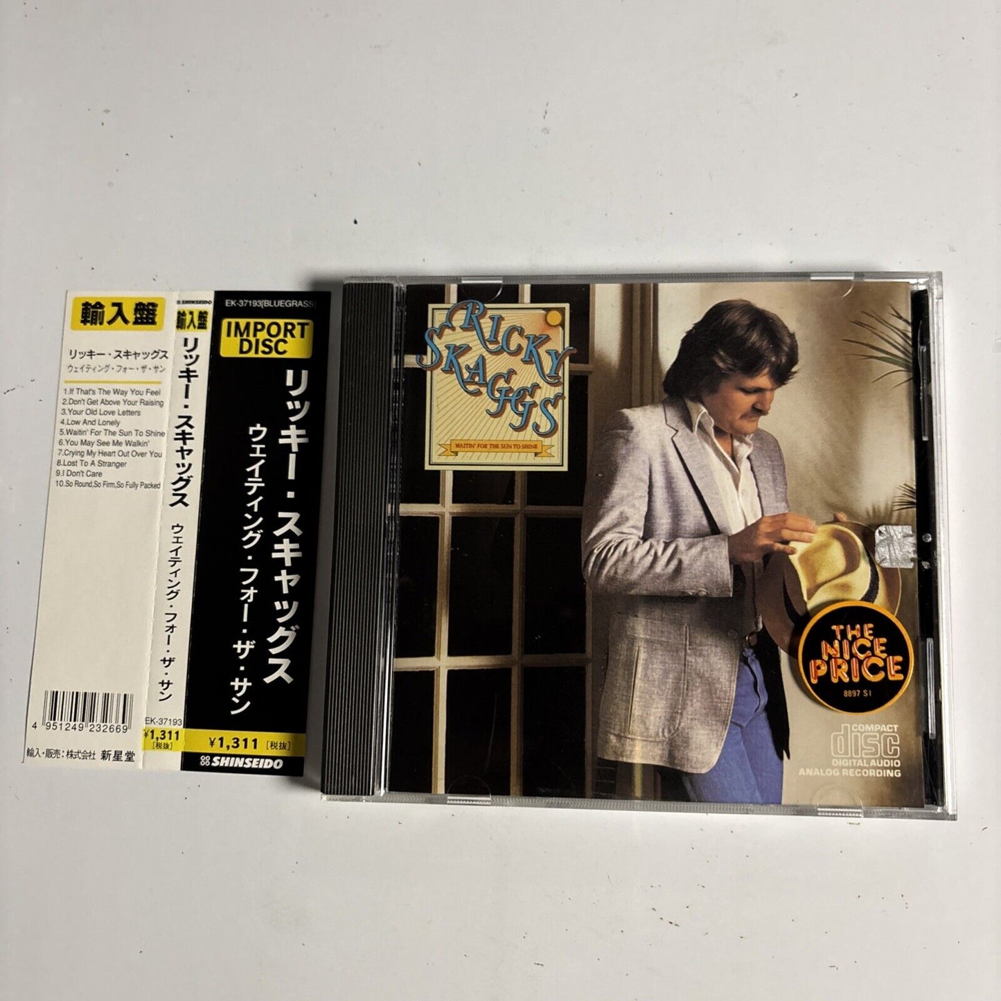 Ricky Skaggs – Waitin' For The Sun To Shine (CD, 1985) EK 37193  obi