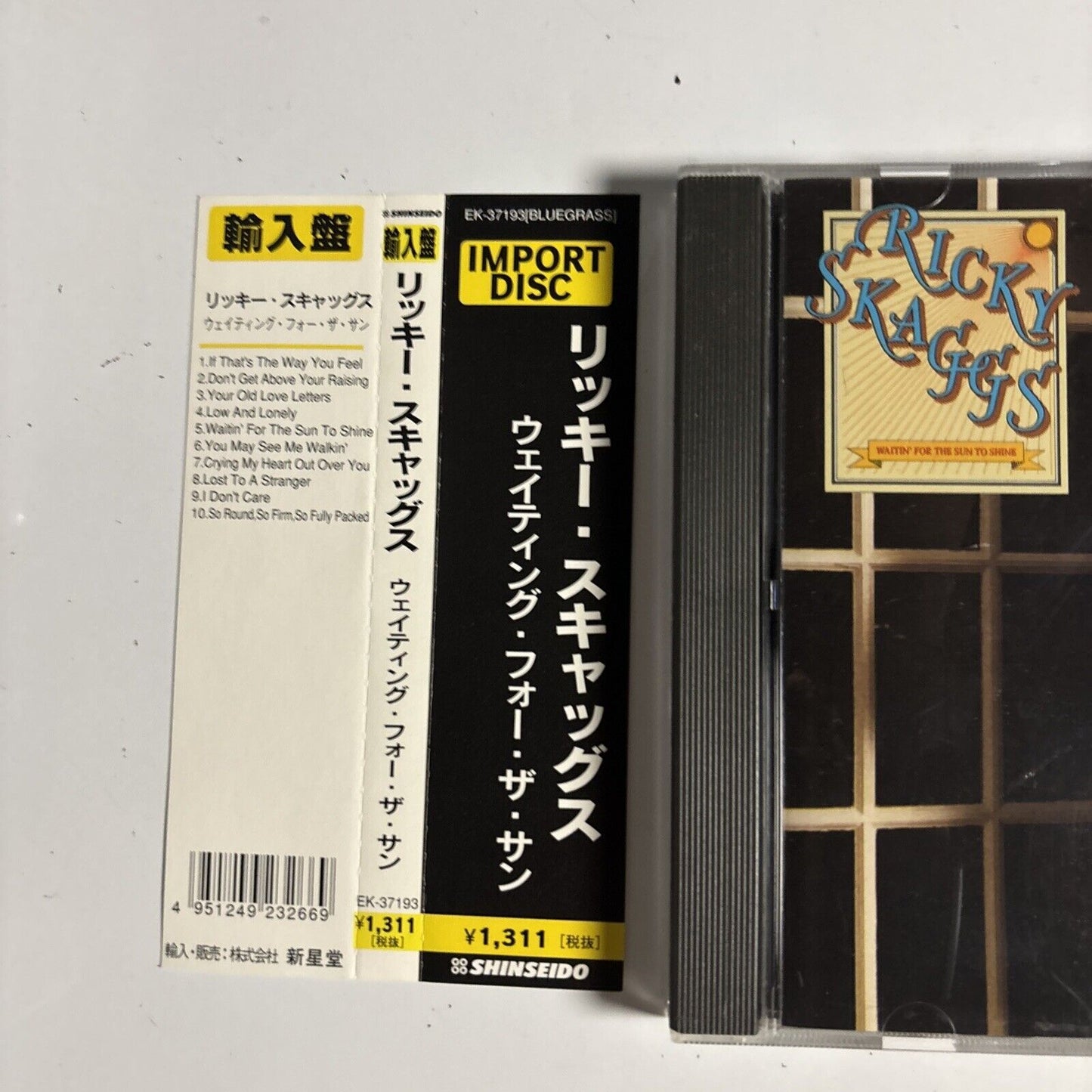 Ricky Skaggs – Waitin' For The Sun To Shine (CD, 1985) EK 37193  obi