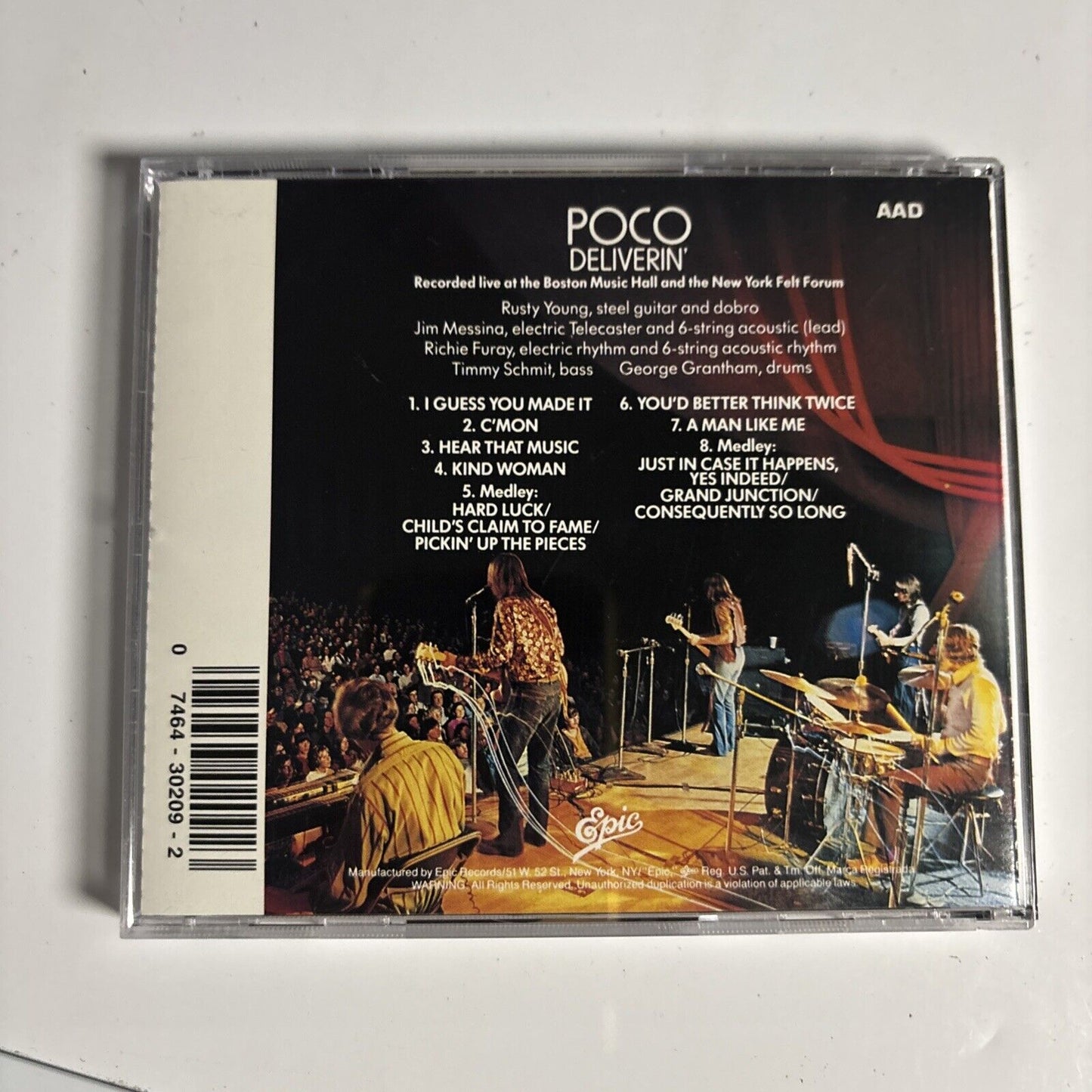 Poco – Deliverin' (CD, 1970) EK 30209