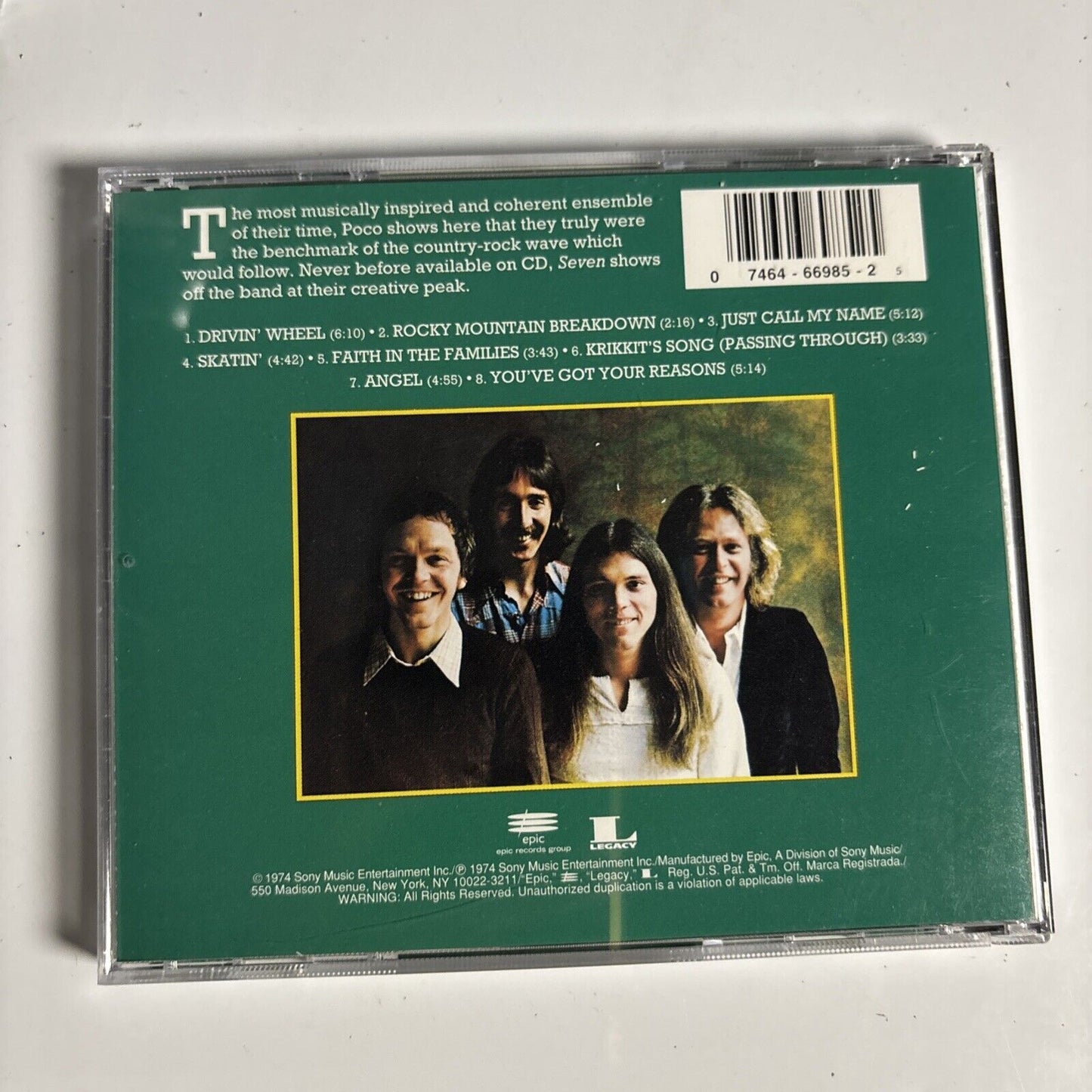 Poco – Poco Seven (CD, 1974) EK 66985