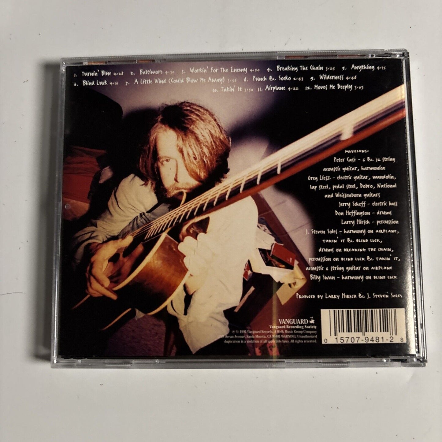 Peter Case – Torn Again (CD, 1995) 79481-2