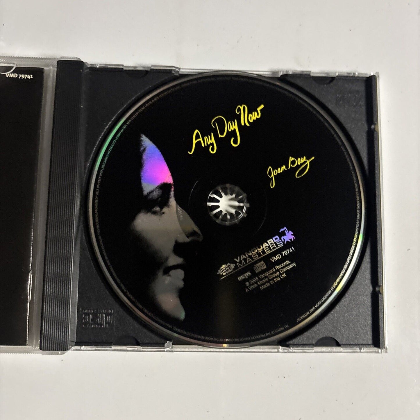 Joan Baez – Any Day Now (CD, 2005) VMD 79741 UK