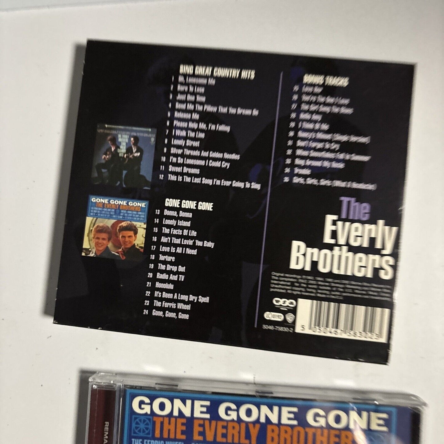 The Everly Brothers – Sing Great Country Hits / Gone Gone Gone (CD, 2005)