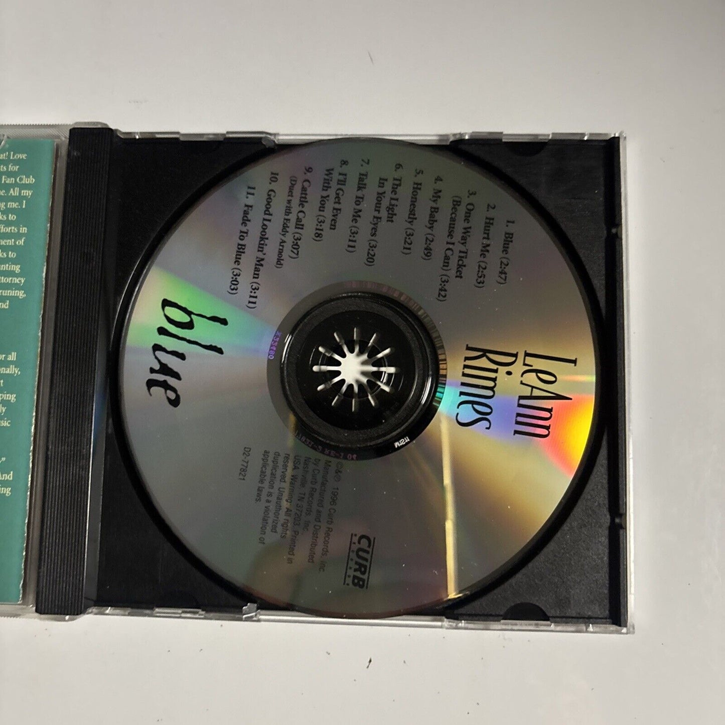 LeAnn Rimes – Blue (CD, 1996) D2-77821