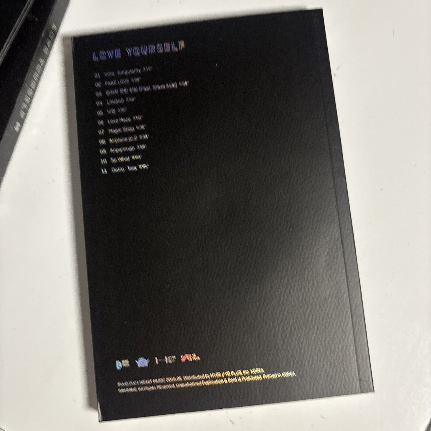 BTS – Love Yourself 轉 'Tear' (CD, 2021) BHK 1007 Korea Photo Book